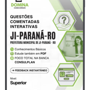 Apostila atualizada para Nível Superior no Concurso Prefeitura de Ji-Paraná