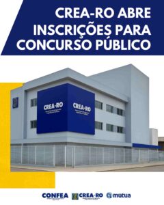 Concurso CREA-RO abre 630 vagas para nível médio e técnico em RO