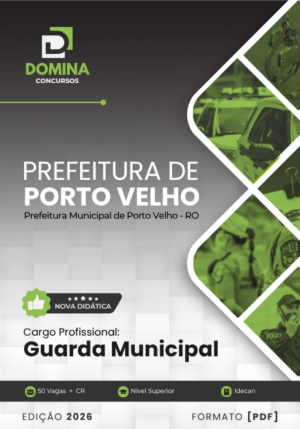 Apostila Guarda Municipal Porto Velho RO 2026