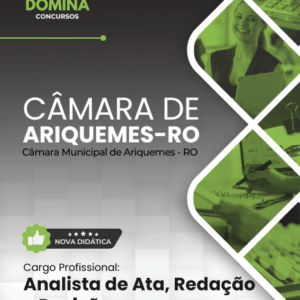 Apostila atualizada para Analista de Ata no concurso Câmara Ariquemes 2026