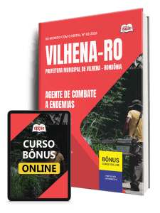 Apostila atualizada Prefeitura de Vilhena-RO para Agente de Endemias