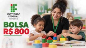 IFRO oferece bolsa de R$ 800 para estudantes atuarem em Cuidotecas