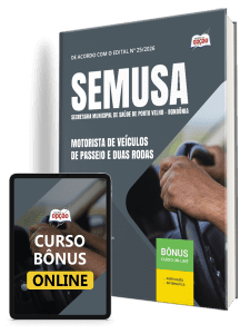 Apostila atualizada para Motorista de Veículos de Passeio - SEMUSA RO 2026