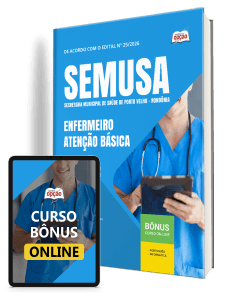 Apostila atualizada SEMUSA-RO 2026 para Enfermeiro Atenção Básica