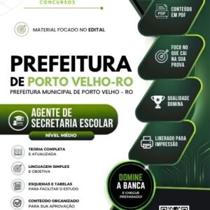 Apostila Atualizada para Agente de Secretaria Escolar - Prefeitura de Porto Velho 2026