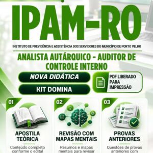 Apostila Analista Autárquico Auditor Controle Interno IPAM 2026 completa